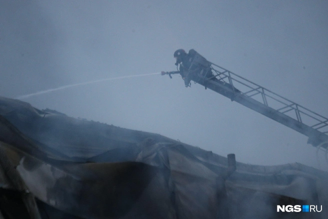 Сам склад был выполнен из металлоконструкции и обшит сэндвич-панелями | Источник: Андрей Бортко / NGS.RU