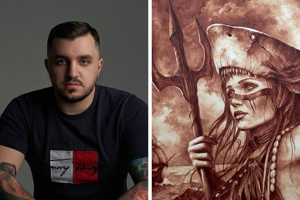 «Для кого-то это жутко». Художник пишет картины кровью своих заказчиков — вы не поверите, сколько они стоят