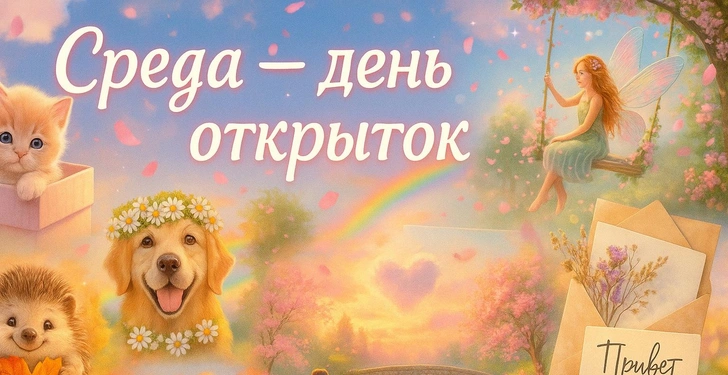 открытка среда, открытка доброй среды, открытки утро среда, открытки с добрым утром среды, открытка доброй летней среды, среда открытки красивые, открытки с летней средой, бесплатные открытки среда, доброй среды открытки красивые | Источник: theDay/DALL-E