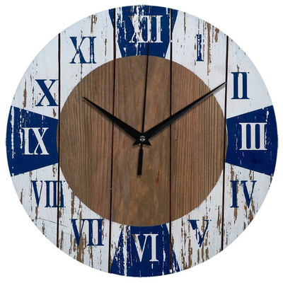 Часы настенные деревянные «Морской стиль», IDEAL