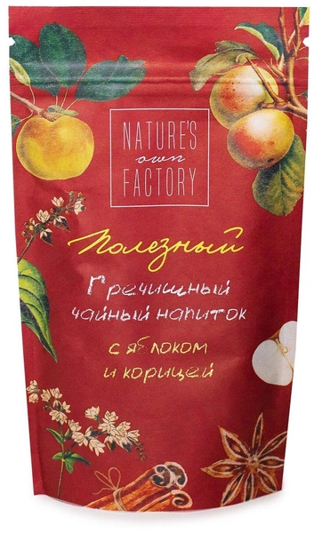 Гречишный напиток Nature's Own Factory с яблоком и корицей