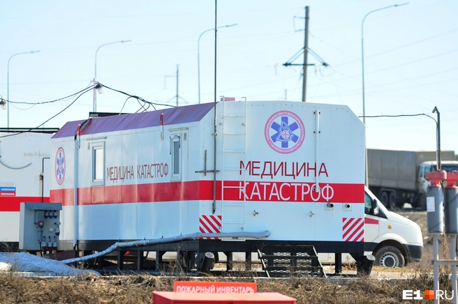 Это трассовый пункт ТЦМК на федеральной трассе. Медики доезжают до места аварии в среднем за 12 минут | Источник: Артём Устюжанин / E1.RU