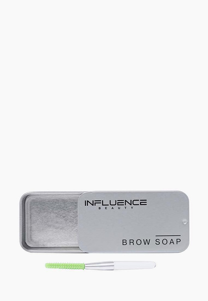 Мыло для укладки бровей Influence Beauty BROW ROBOT для фиксации, с силиконовой щеточкой, эффект ламинирования