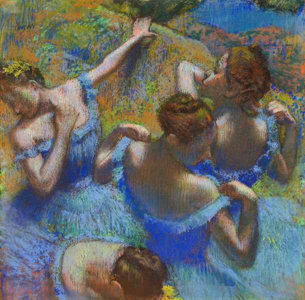 Гражданин кулис: 7 важных деталей картины Эдгара Дега «Голубые танцовщицы»