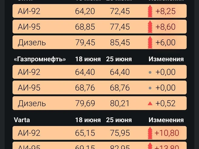 Небольшие сети автозаправочных станций значительно подняли цены на отдельные марки топлива. | Источник: Филипп Сапегин / E1.RU