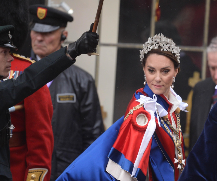 принцесса Кейт на коронации Карла III