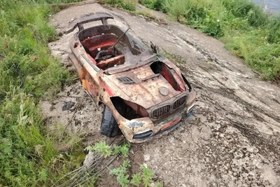 На водопроводной станции достали игрушечную БМВ из Волги