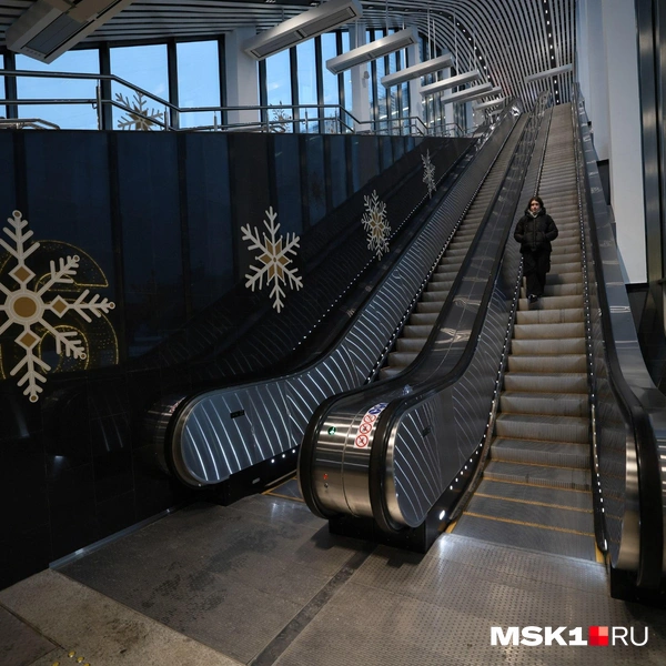 Эскалаторы на «Петровско-Разумовской» МЦД-1 | Источник: Артем Устюжанин / MSK1.RU