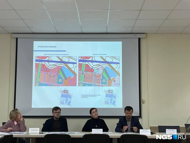 Вблизи развязки Бугринского моста предусмотрели поликлинику. Но ее построят при условии, что частный сектор застроят многоэтажными домами | Источник: Елизавета Горячева / NGS.RU