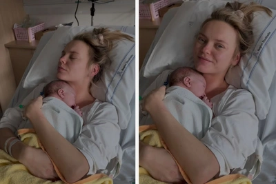 Model Adelia Babicheva Becomes a Mother — Touching Photos with Baby