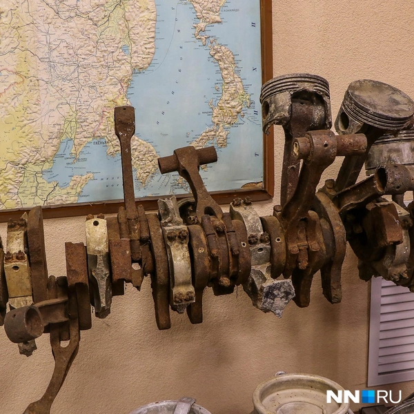 А это часть двигателя самолета люфтваффе | Источник: Наталья Бурухина / NN.RU