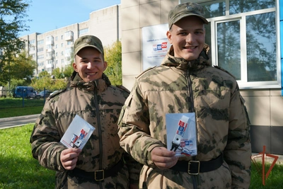 Росгвардия Кировской области участвует в голосовании