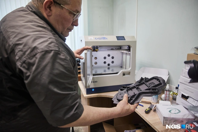 Корпусы будущих беспилотников печатают на 3D-принтерах | Источник: Александр Ощепков / NGS.RU