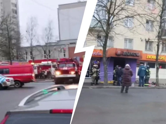 Пожар в ярославском супермаркете | Источник: читатель 76.RU