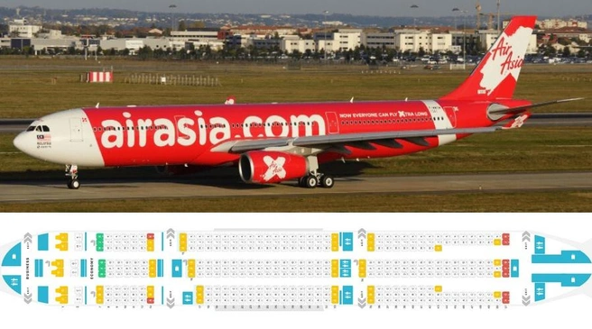 Airbus A330-900neo&nbsp;— дальнемагистральный лайнер, который использует филиал Air Asia для международных рейсов | Источник: airasiakz.com