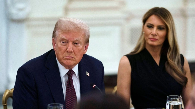 Президент Трамп не присутствовал на похоронах в пятницу. | Источник: MEGA