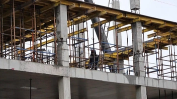 Завершен монтаж основных несущих конструкций здания | Источник: телеграм-канал Владимира Самокиша