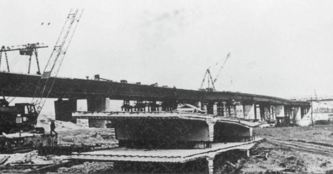 Димитровский мост строили с 1971-го по 1978 год | Источник: nsk-kraeved.ru