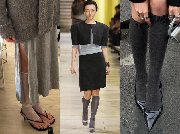 Холодно не будет: как носить гольфы этой осенью