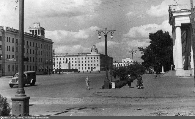 Улица Ленина и улица Гоголя, 1961 год | Источник: Старый Курган / Vk.com