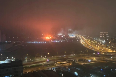 Пожар в Кремле в Измайлово: охвачено 3000 кв м