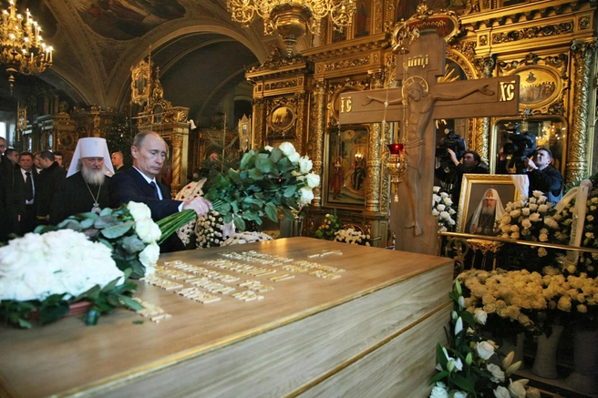 Место упокоения патриарха Алексия II | Источник: Пресс-служба Московской Патриархии