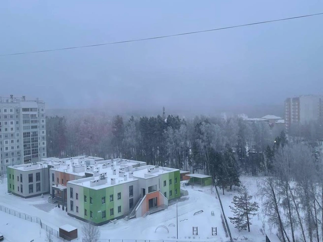 На фотографии запечатлён район Парковый, также находящийся на Северо-Западе Челябинска. | Источник: читатель 74.RU