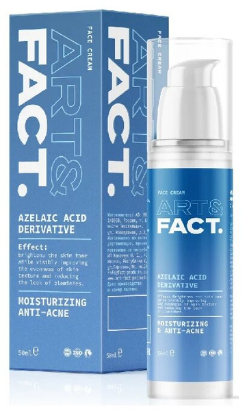 ART&FACT увлажняющий анти-акне крем для лица Azelaic Acid Derivative