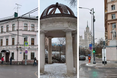 Moscow Film Locations: '12 Chairs' Intersection and 'Pokrovsky Gates' Garden