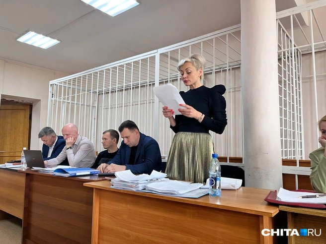 Попова произносит речь в суде | Источник: Александр Хамраев / CHITA.RU