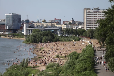 Омский пляж Центральный-2 благоустроят за 104 млн рублей