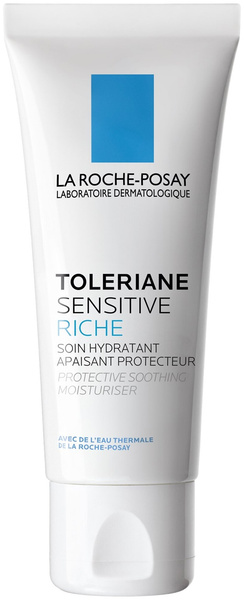 La Roche-Posay Toleriane Sensitive Riche Насыщенный крем увлажняющий уход для сухой чувствительной кожи лица с пребиотической формулой