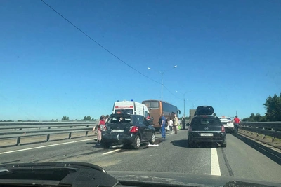 Автобус с детьми попал в ДТП на трассе Сортавала