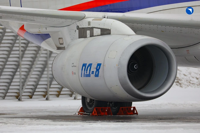 Superjet впервые совершил полет с российским двигателем  | Источник: Нина Падалко / госкорпорация «Ростех»