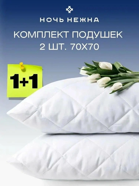 Набор подушек Ночь Нежна 70х70 см, 2шт