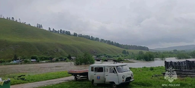 Сегодня вода на реках в Чернышевском округе спадает  | Источник: МЧС Забайкалья / «Макс»