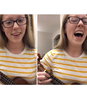 Учительница музыки написала песню про карантин, которая понятна носителю любого языка (видео)