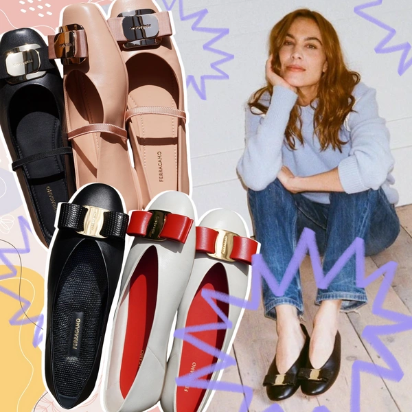 Бантик и вековой статус: балетки в стиле Ferragamo — самая модная и удобная обувь лета 2025 | Источник: theGirl, freepik