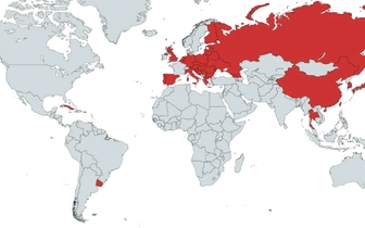Вопрос на засыпку: что изображено на этой карте мира?