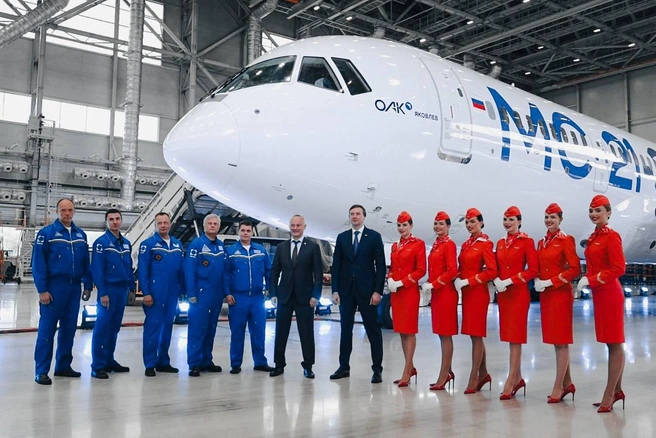 Первые отечественные МС-21 будут летать в Петербург | Источник: aeroflot_pr / t.me