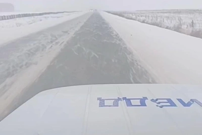 Метель частично перекрыла дорогу до Магнитогорска