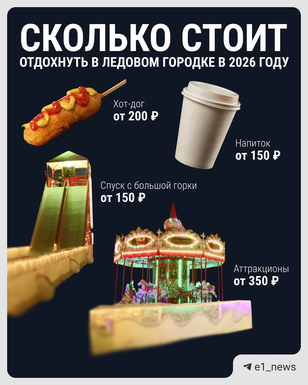 На все развлечения уйдет минимум 850 рублей | Источник: Филипп Сапегин / E1.RU
