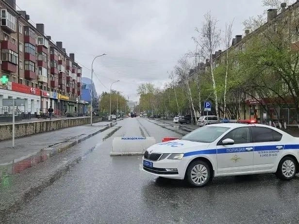 Движение закрыли на улице Тульской | Источник: Госавтоинспекция Тюменской области