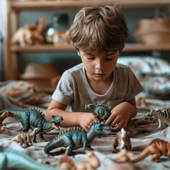Игрушка дня: 3D-раскраска для маленьких любителей динозавров