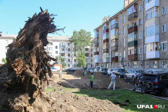 Когда масштабный ремонт в этом дворе завершат, нам объяснить не смогли