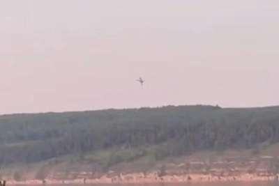 Разбился сверхзвуковой бомбардировщик Ту-22М на берегу Ангары