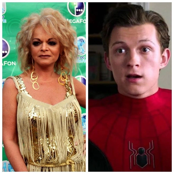 Лариса Долина и Человек-паук в исполнении Тома Холланда | maximonline.ru