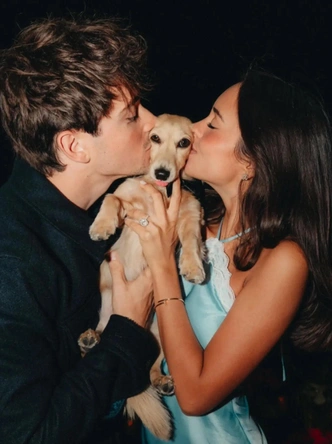 Шарль Леклер и Александра Сен-Мле 