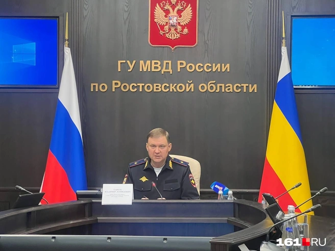 Замначальника ГУ МВД по Ростовской области Владимир Савчук | Источник: Алина Заярная / 161.RU