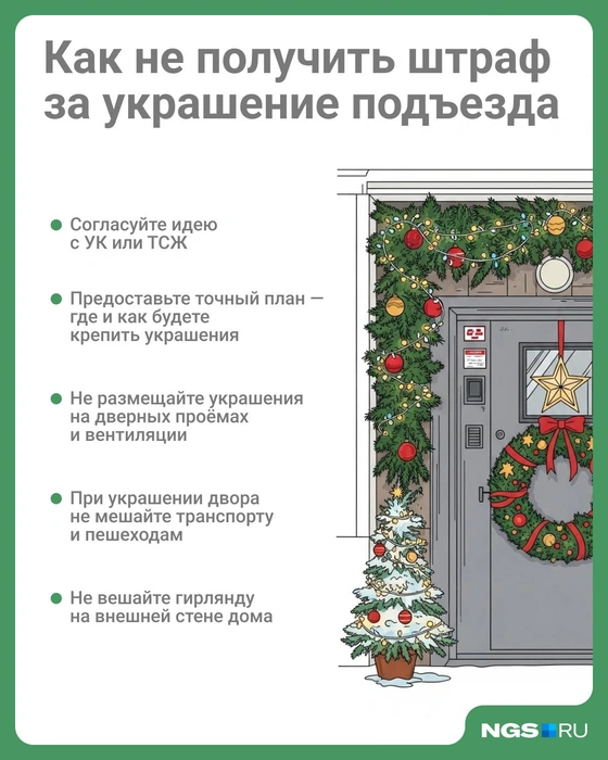 Несколько правил отделяют украшения от нарушения | Источник: Юрий Орлов / NGS.RU